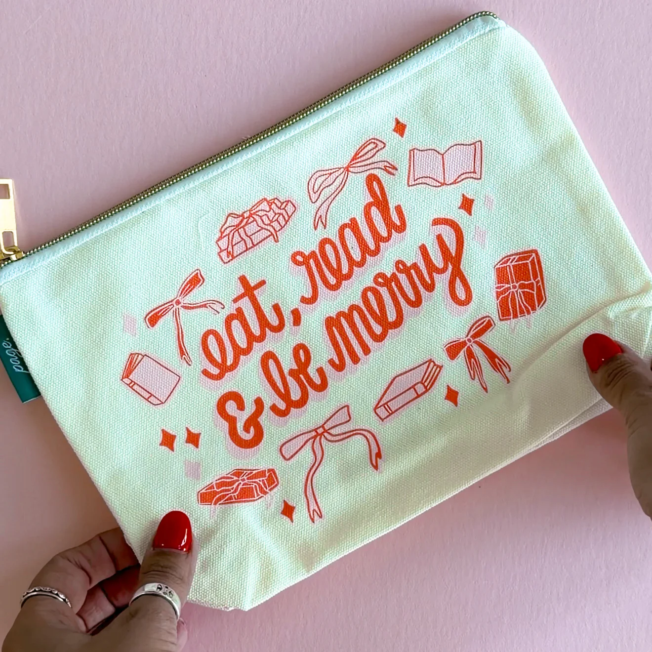 Bookish Zip Pouches