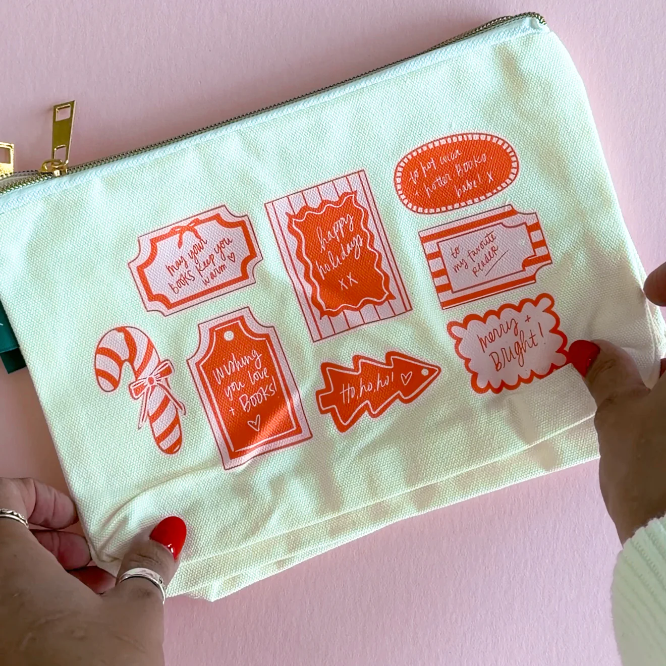 Bookish Zip Pouches