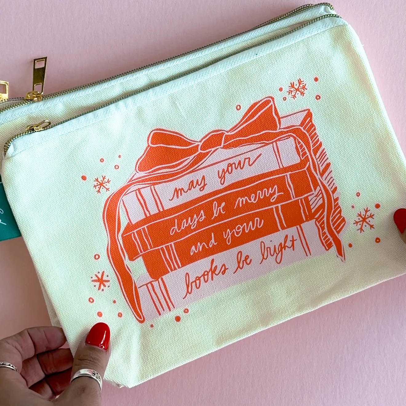Bookish Zip Pouches