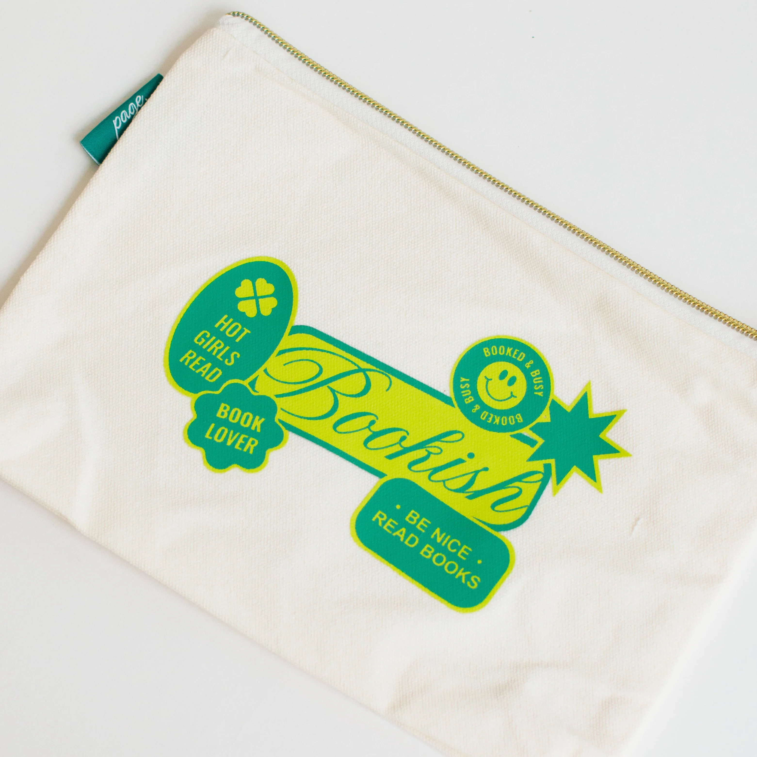 Bookish Zip Pouches